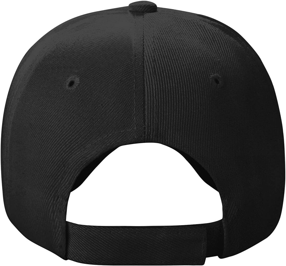 Mans Women's Adjustable Baseball Cap Fashion Outdoors Cycling Dad Hat Black