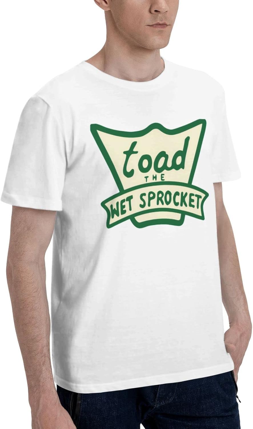 Men Tee Cool Short Sleeve Sports Running Crewneck Black Sweatshirt