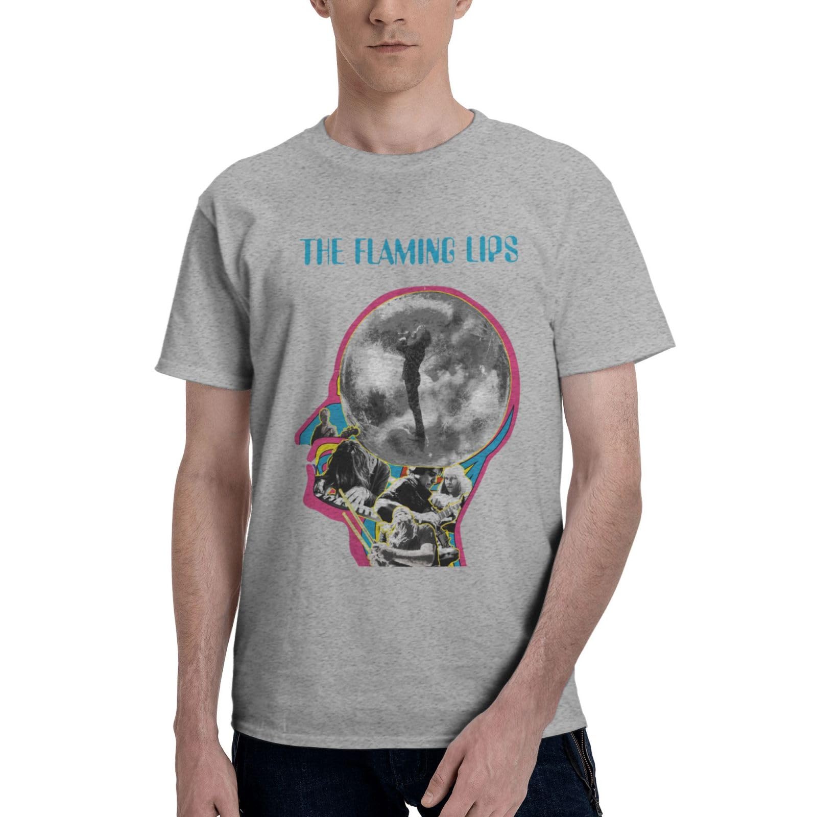 Men T Shirt Classic Short Sleeve Outdoor Fishing Crewneck Black T Shirts